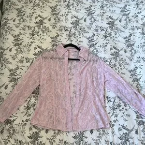 Pink Patterned Tops Tops | Chic Pink Patterned Blouse | Poshmark